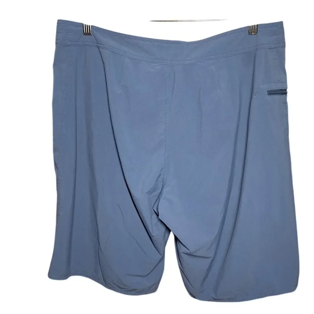 Patagonia Men's Stretch Wavefarer Board Shorts in blue swim trunks swimwear 34